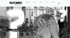 Desktop Screenshot of bulkcomments.net